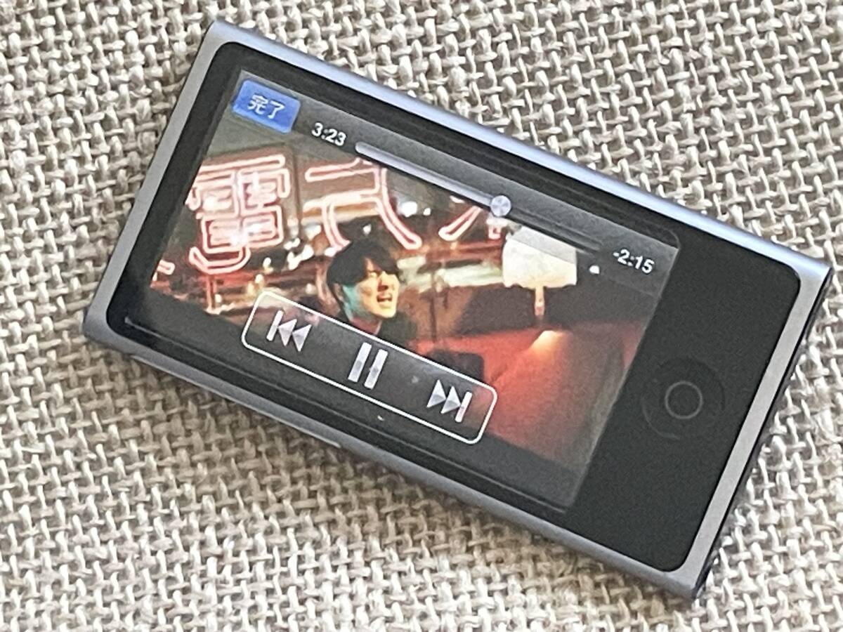 美品即決【付属品新品】Apple 第7世代 iPod nano 16GB グレー 美品即決【付属品新品】Apple 第7世代 iPod nano 16GB グレー