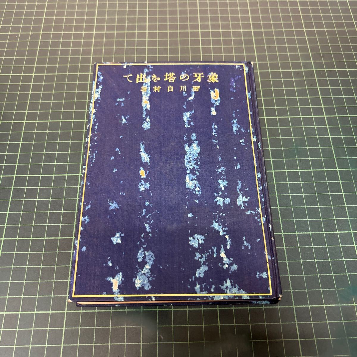 象牙の塔を出て 厨川辰夫（著） 大正15年 福永書店 単行本 古書 戦前