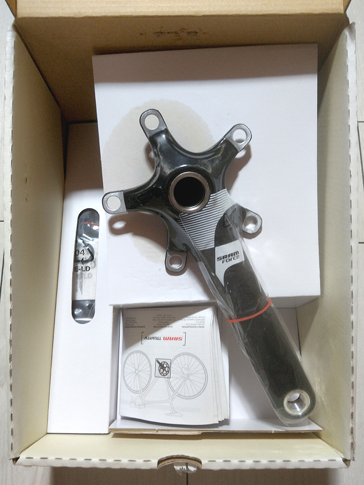 ★レアサイズ★Sram Force GXP カーボンクランクセット 177.5mm BCD110mm スラム フォース ロングクランク