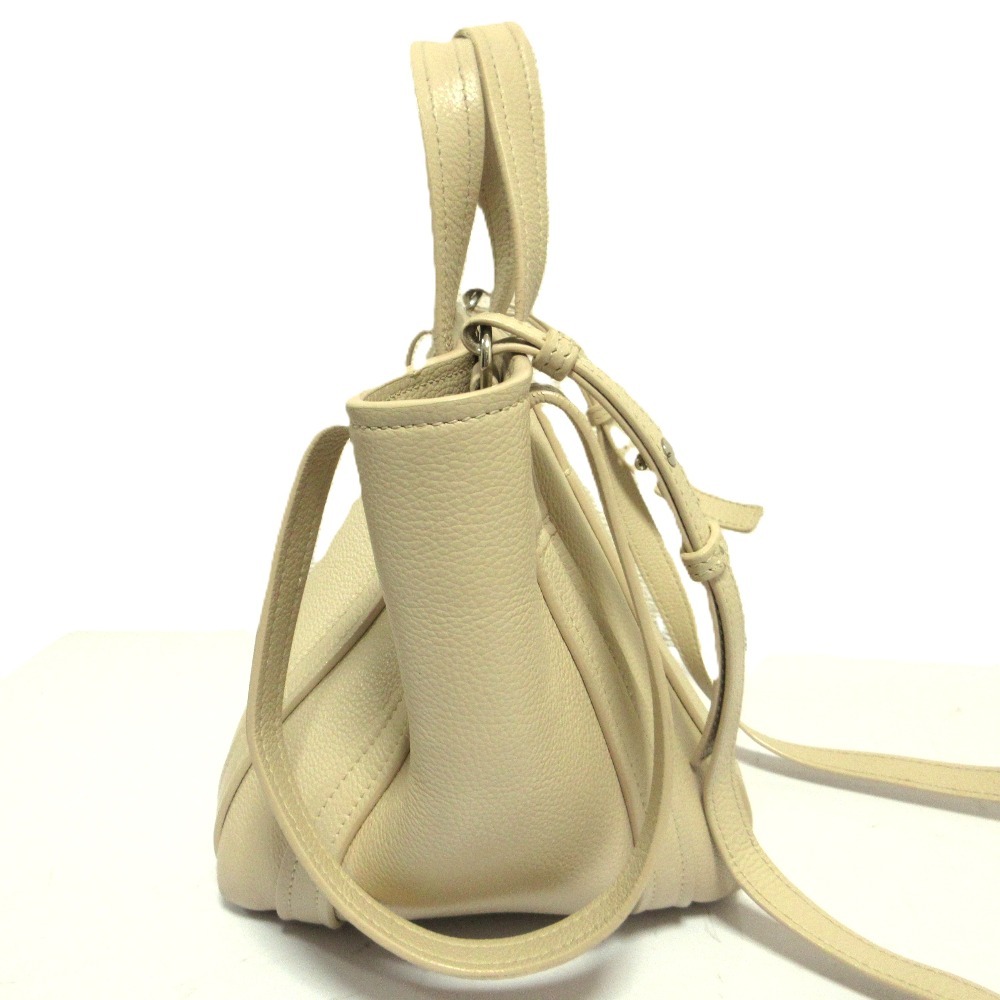  прекрасный товар BALENCIAGA Balenciaga Every tei кожа 2way ручная сумочка сумка на плечо 672793 15YUN 9560 бежевый 