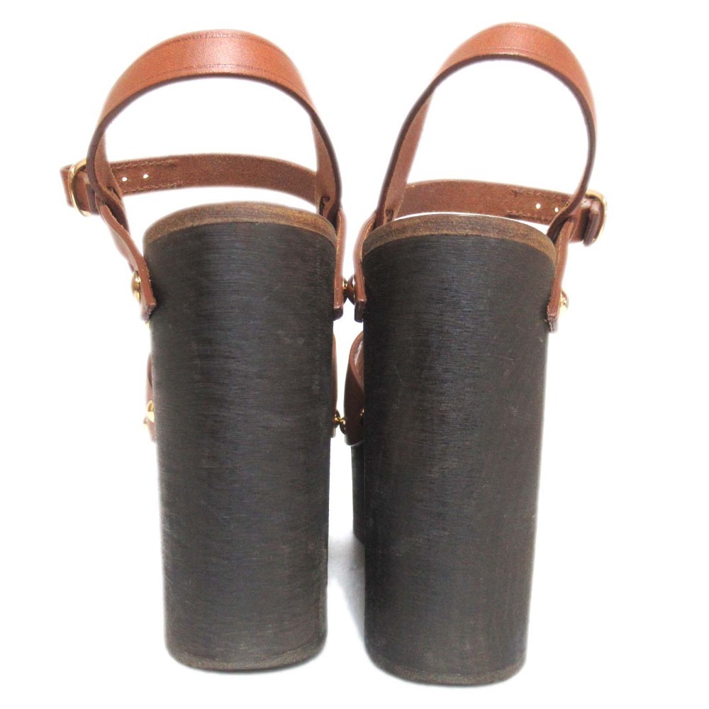 新品】セリーヌ CELINE レ ボワ レザー ウェッジ サンダル