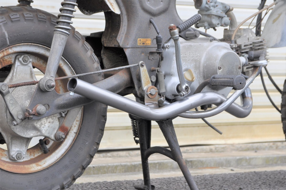 ORM製 ホンダ ダックス DAX 50/70 ウェイブ管マフラー 耐熱クリア　完全国内　自社製造品　エコ簡易包装でECO_画像2