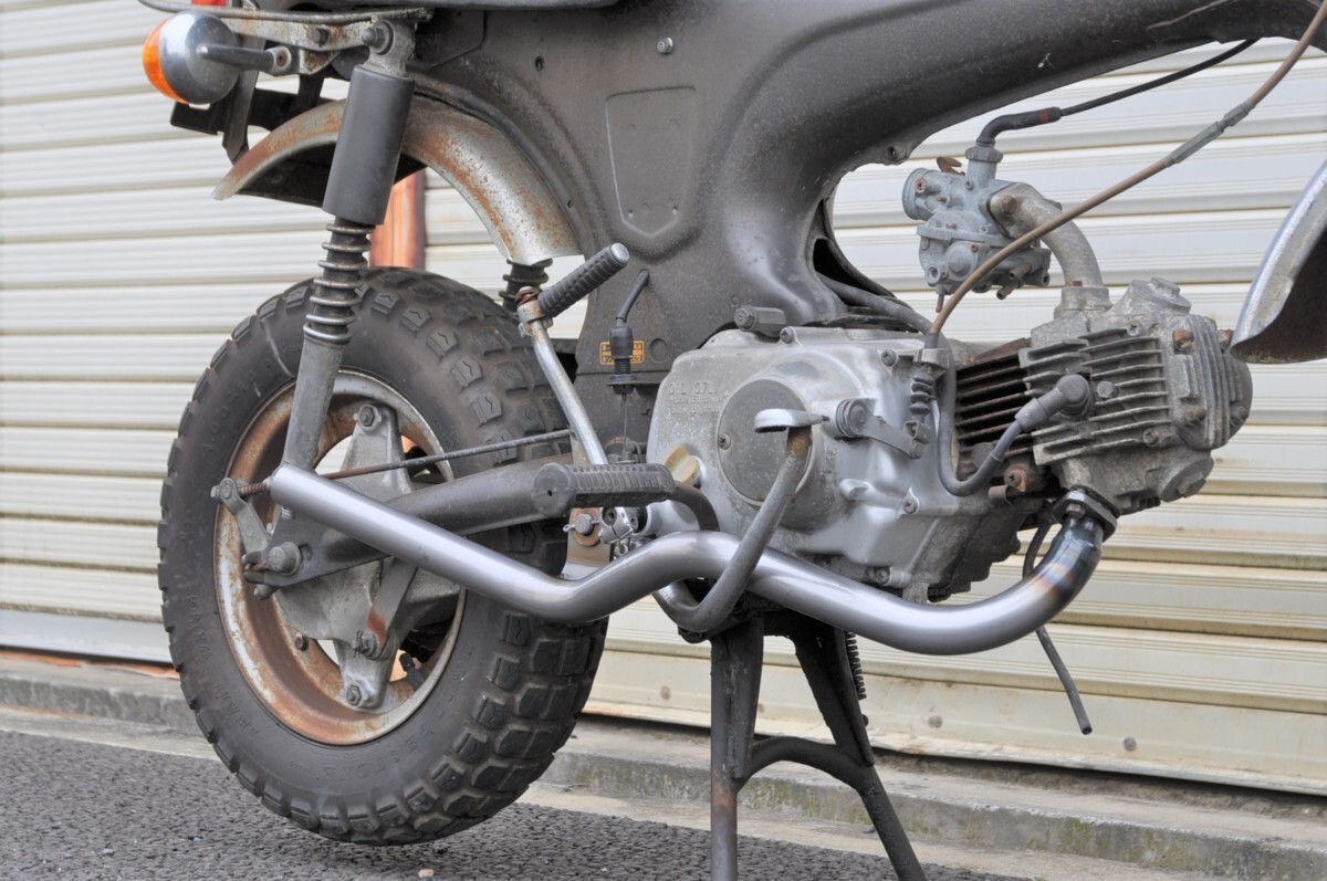 ORM製 ホンダ ダックス DAX 50/70 ウェイブ管マフラー 耐熱クリア　完全国内　自社製造品　エコ簡易包装でECO_画像3