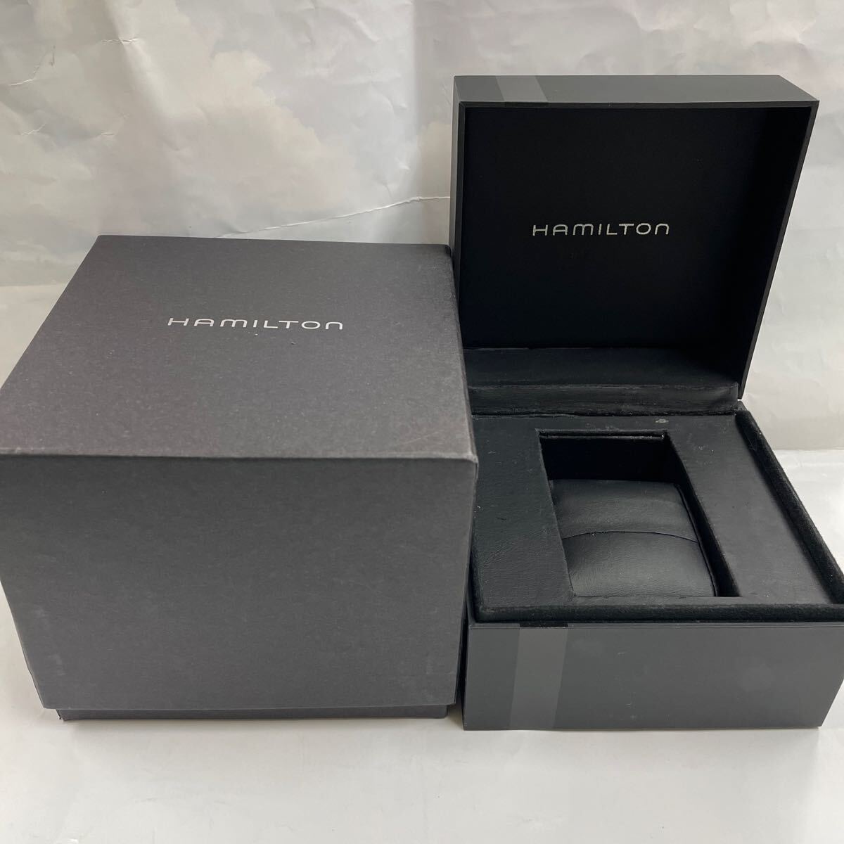 ハミルトン ウォッチケース 時計ケース BOX 空き箱 付属品　説明書　HAMILTON