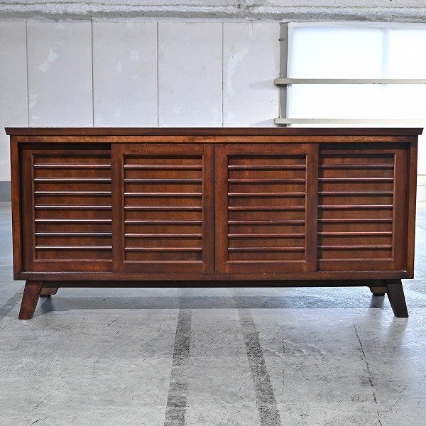 日本 松本民芸家具 47万「A型」サイドボード 水目桜 梓 無垢材