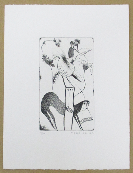 落田洋子『ブラッサイカ』銅版画　ed.21/30. 鉛筆サイン　シートのみ　