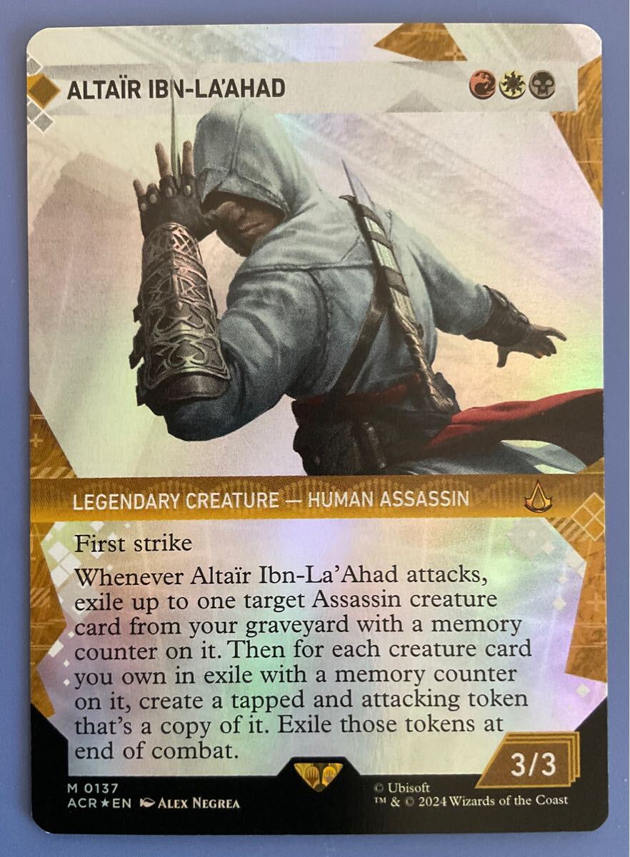 [AG-MTG] 【Foil】(137)■ショーケース■《アルタイル・イブン・ラ・アハド/Altar Ibn-La'Ahad》[ACR-BF] 金R 英語