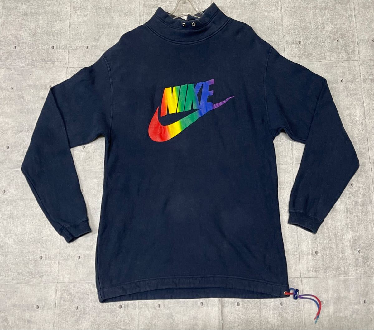 90s NIKE 白タグ 銀タグ 日本製 モックネックスウェット ナイキ 90s NIKE 白タグ 銀タグ 日本製 モックネックスウェット ナイキ