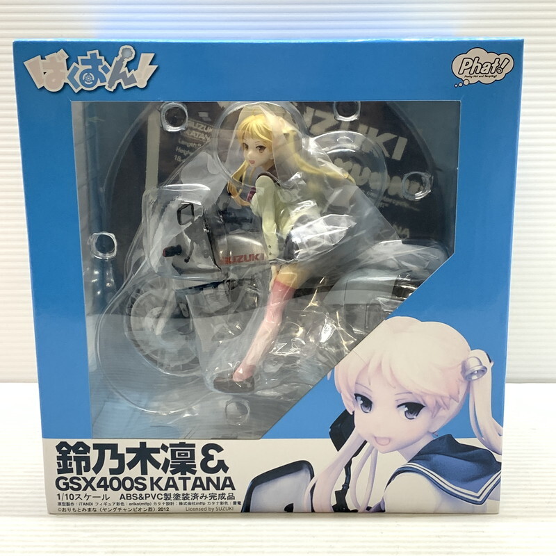 MIN【現状渡し品】MSMO ばくおん? 鈴乃木凛&GSX400Sカタナ 1/10スケールフィギュア〈53-241114-ME-28-MIN〉