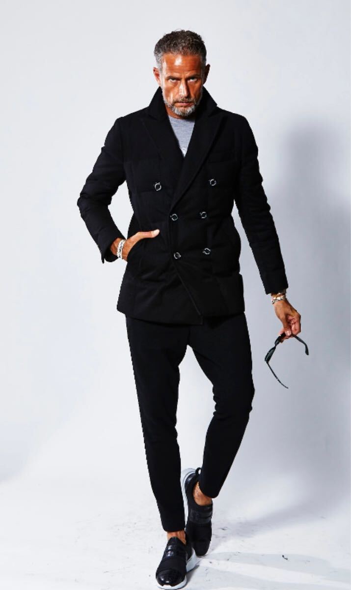極美品 1PIU1UGUALE3×DUVETICA ロロ・ピアーナダウンコート 定価18万 1PIU1UGUALE3 × DUVETICA DOWN COAT ロロピアーナ