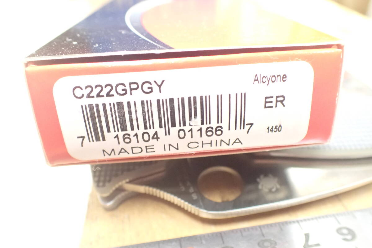 Q06C』未使用☆SPYDERCO スパイダルコ アルシオーネ CTS-BD1N G