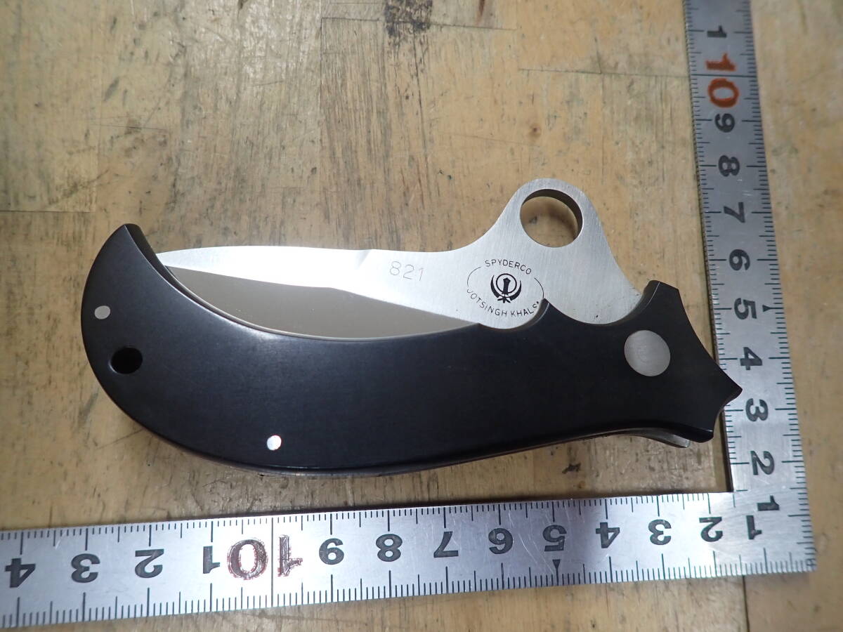 Q24B』SPYDERCO スパイダルコ Jot Singh Khalsa シリアルNo.821 Q24B』SPYDERCO スパイダルコ Jot Singh Khalsa シリアルNo.821