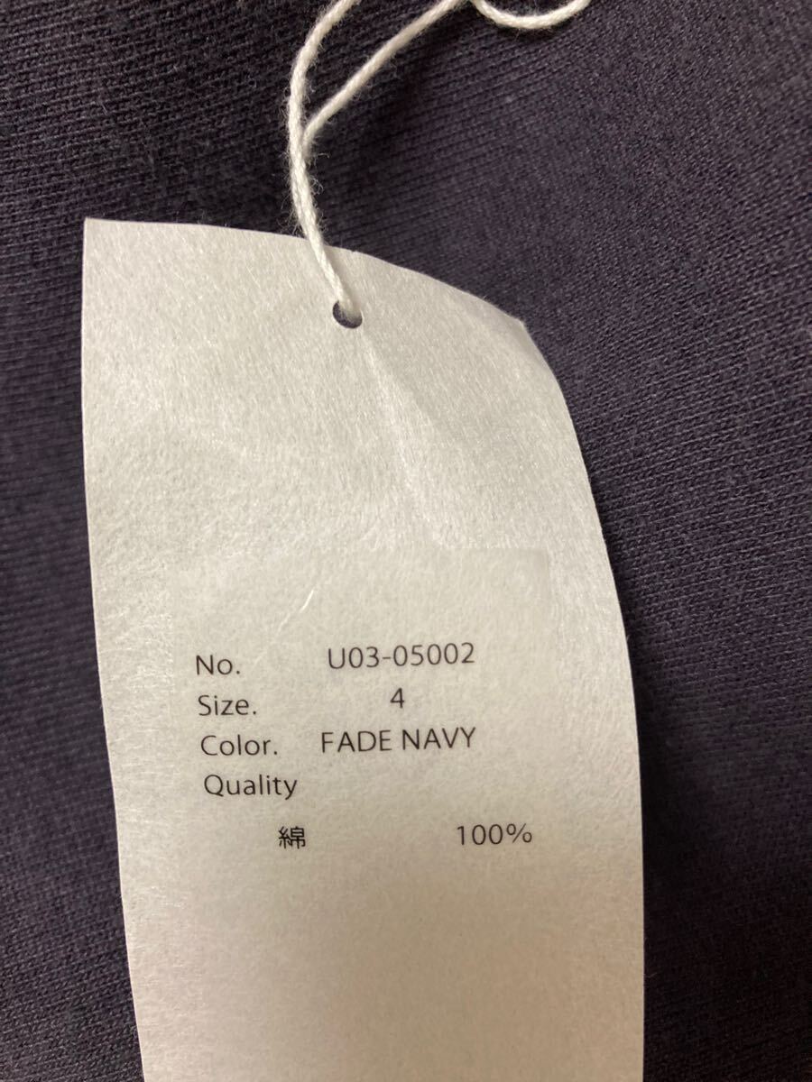美品 COMOLI コットン 吊裏毛 スウェットパーカー FADE NAVY 美品 COMOLI コットン 吊裏毛 スウェットパーカー FADE NAVY