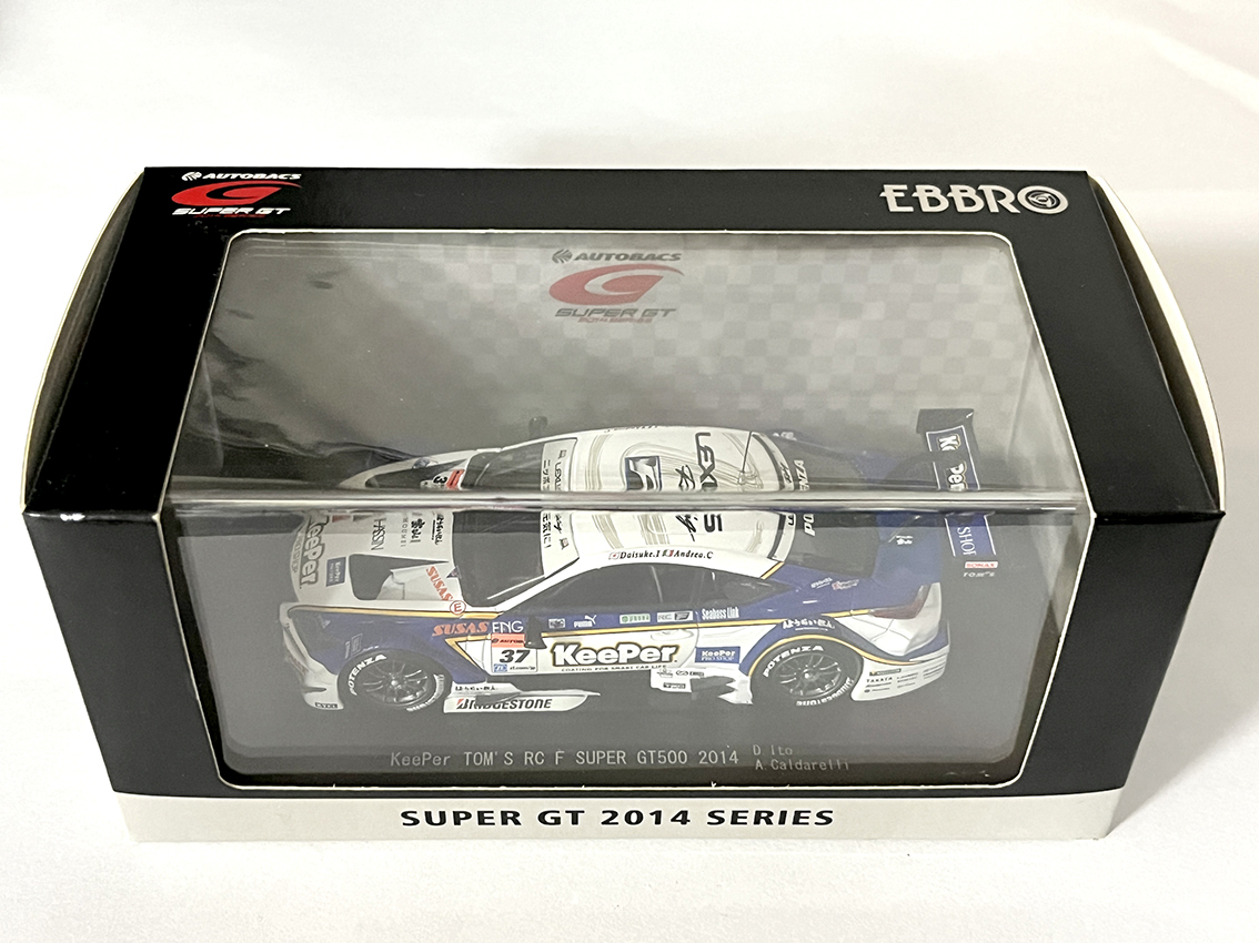 エブロ 1/43 Keeper TOM’S RC F Super GT 2014 キーパー トムス GT500 LEXUS レクサス EBBRO 伊藤 カルダレッリ スーパーGT