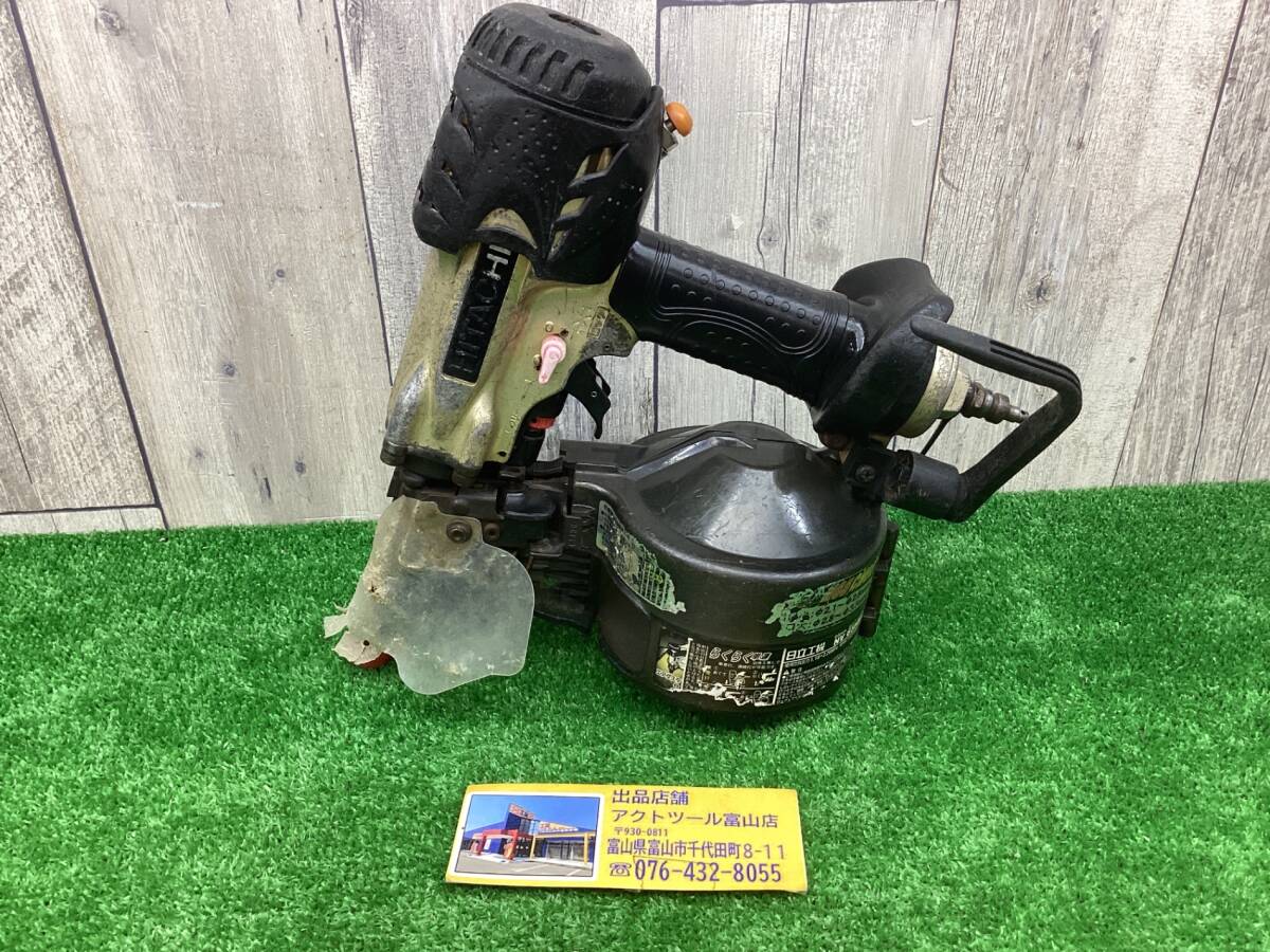送料無料！【中古動作品】△ハイコーキ(HIKOKI ※旧:日立工機) 高圧エア釘打ち機 NV65HMC△アクトツール富山店△C