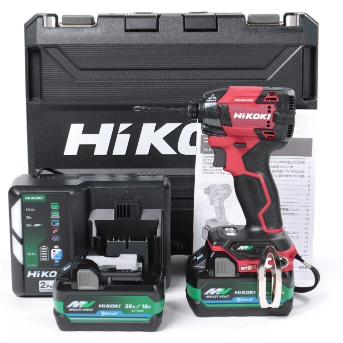 送料無料！【未使用品】◇ハイコーキ コードレスインパクトドライバ スコーピオンレッド WH36DD(2XHRSZ)◇アクトツール富山店◇SC