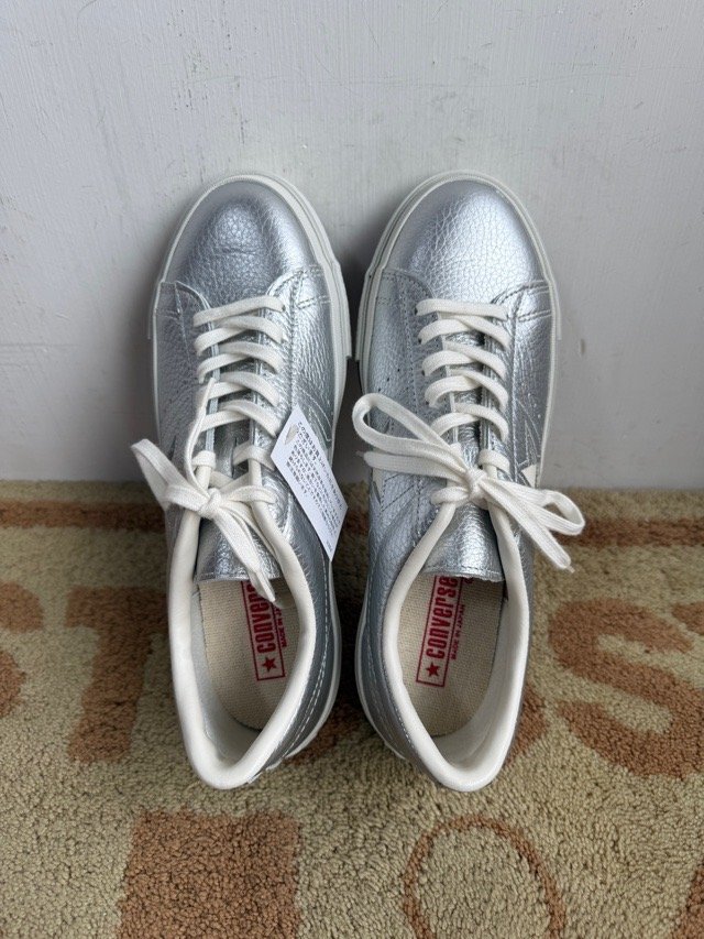  сделано в Японии Converse one Star серебряный серебряный 27cm
