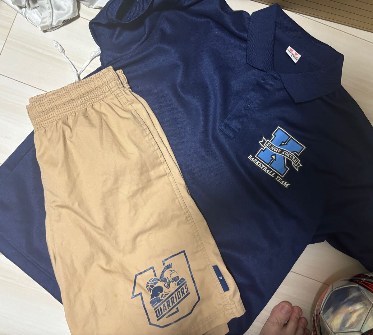 公文国際学園　バスケ　移動着　男子