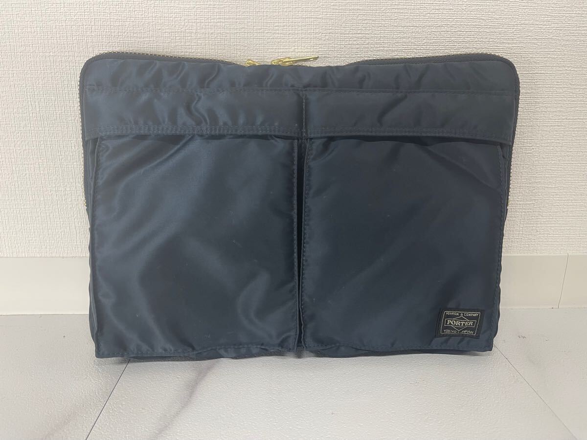 PORTER TANKER クラッチバッグ 黒