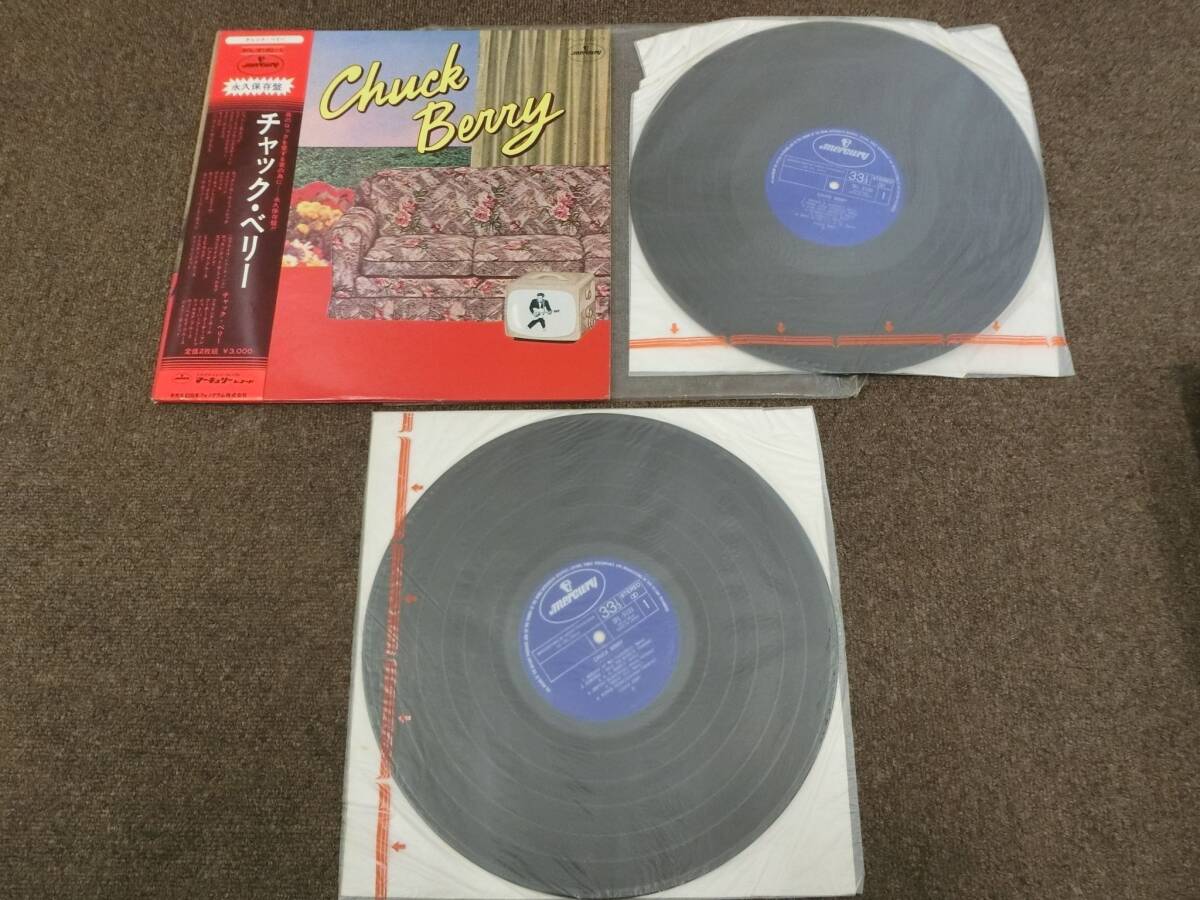 ■□39895 LP 2枚組 帯付 チャック ベリー Chuck Berry SFL-9100～1 永久保存盤　□■