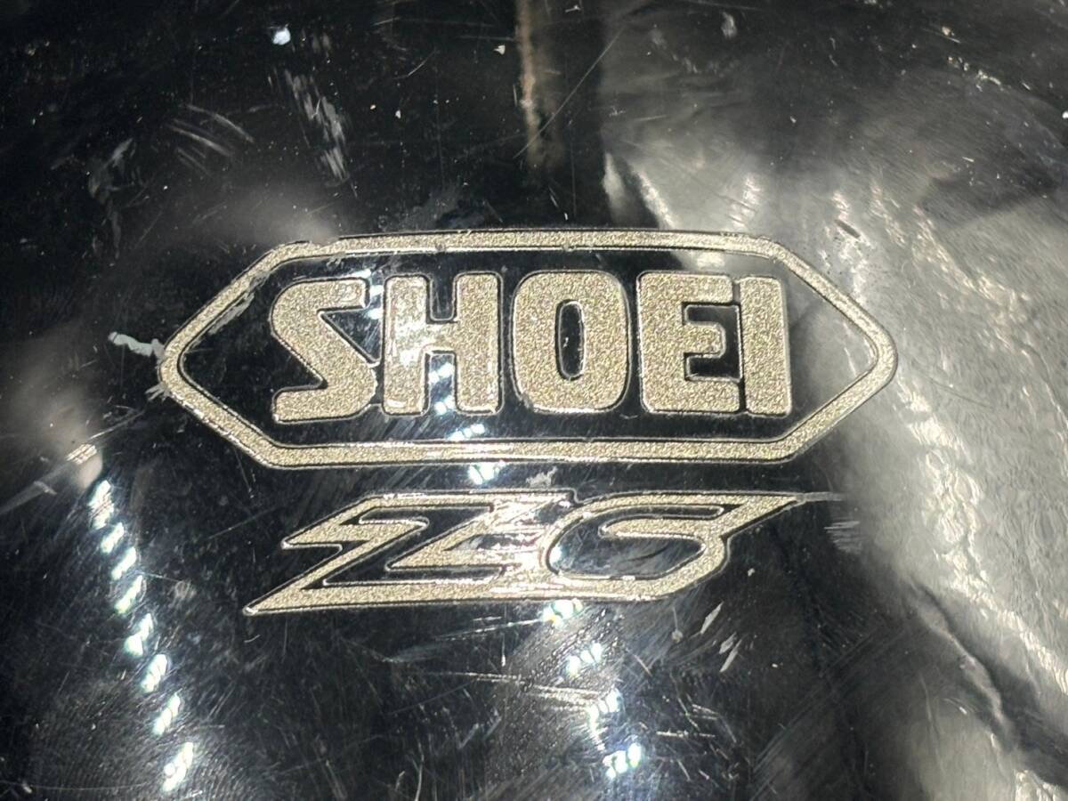 【現(xiàn)狀品】 SHOEI/ショーエイ フルフェイス ヘルメット ブラック 廃盤品 サイズ不明 Z-6
