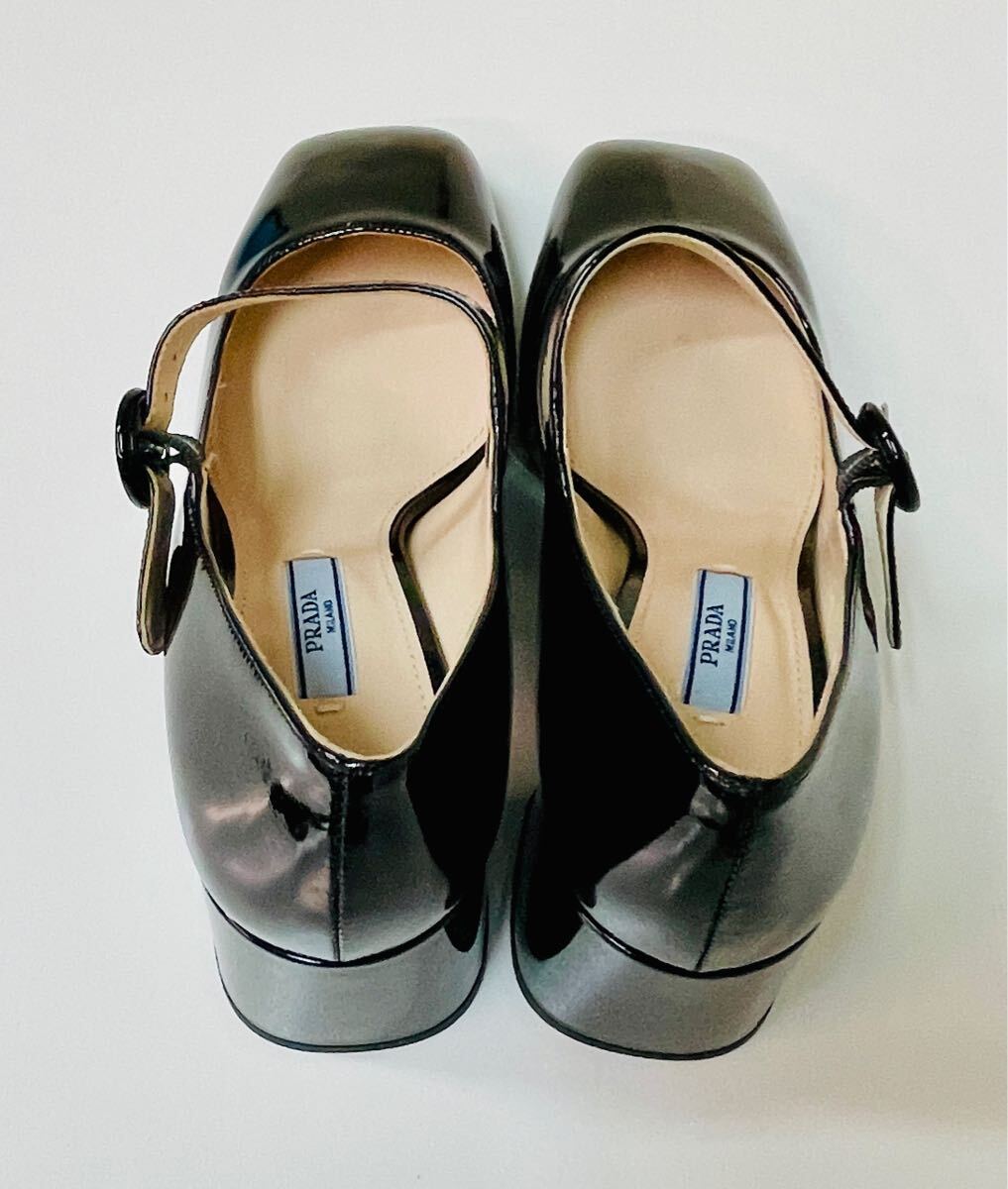 未使用 PRADA プラダ エナメル ストラップパンプス 36(23cm 未使用 PRADA プラダ エナメル ストラップパンプス 36(23cm