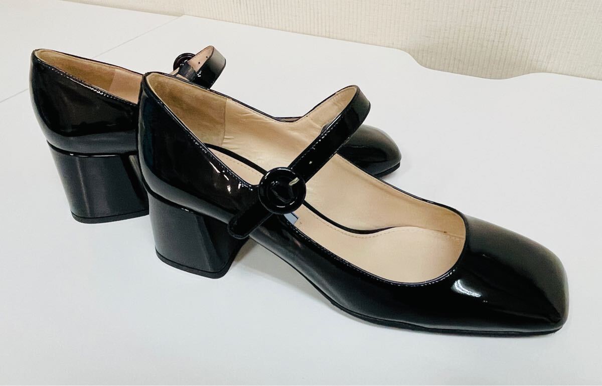 未使用 PRADA プラダ エナメル ストラップパンプス 36(23cm 未使用 PRADA プラダ エナメル ストラップパンプス 36(23cm