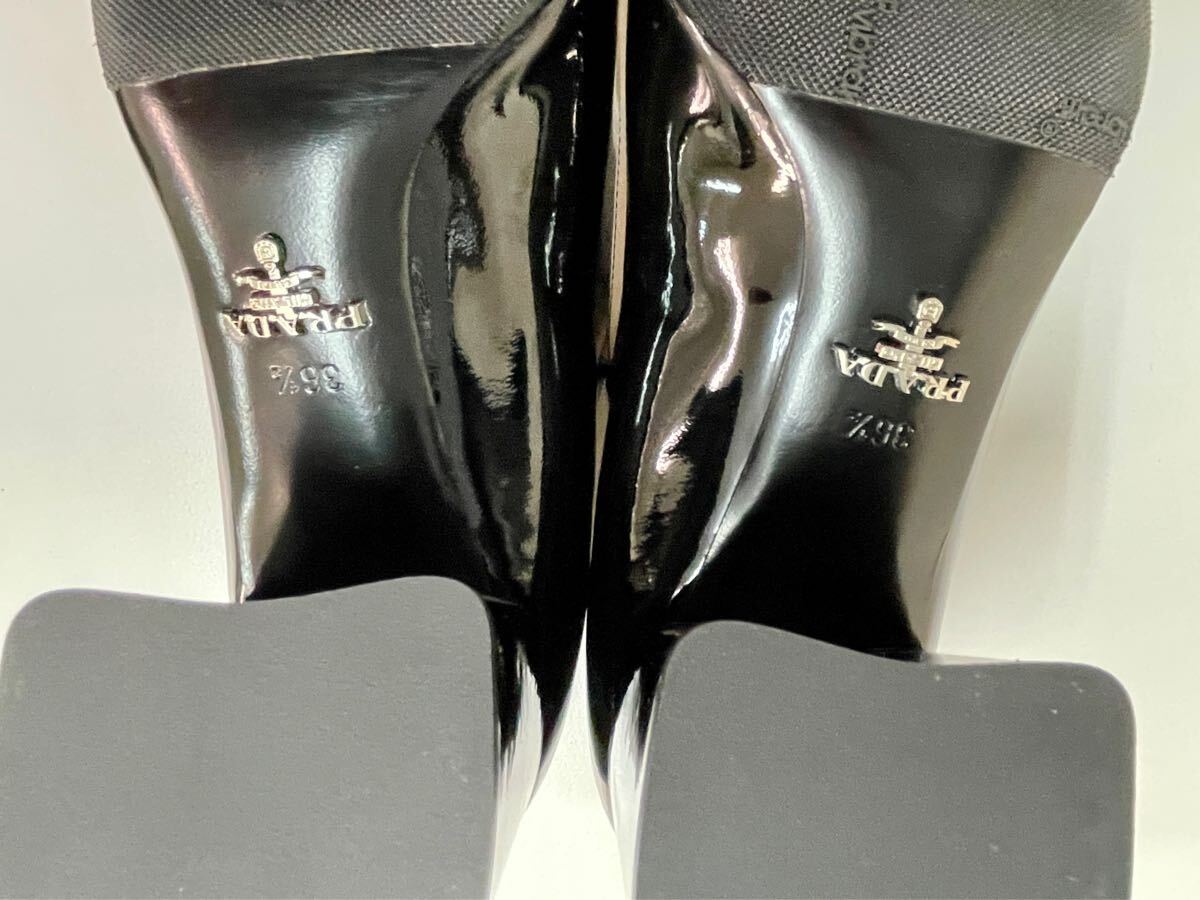 未使用 PRADA プラダ エナメル ストラップパンプス 36(23cm 未使用 PRADA プラダ エナメル ストラップパンプス 36(23cm