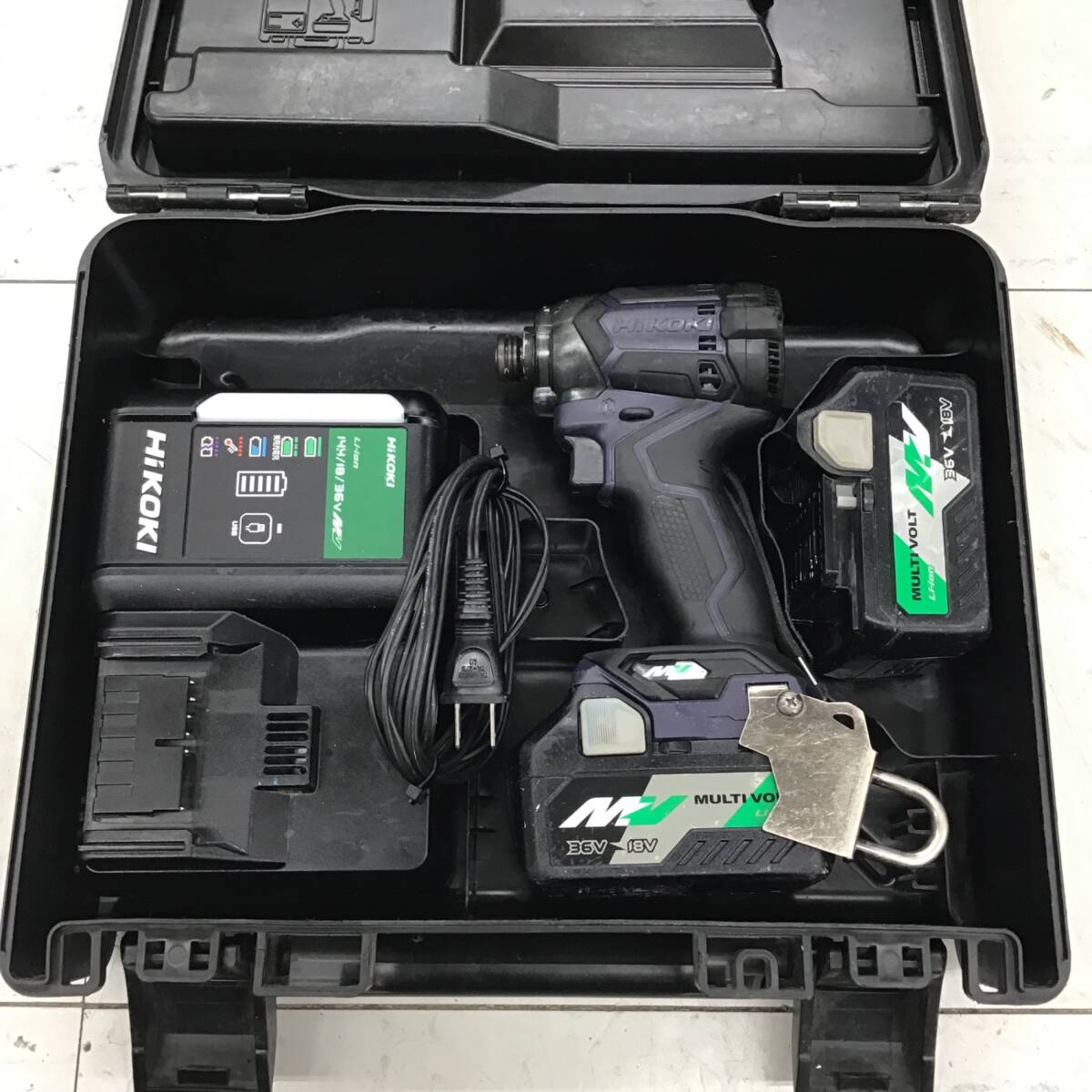 【中古品】 ハイコーキ/HIKOKI コードレスインパクトドライバー・WH36DC(2XPD) ■送料無料・代引き・店頭受取対応■