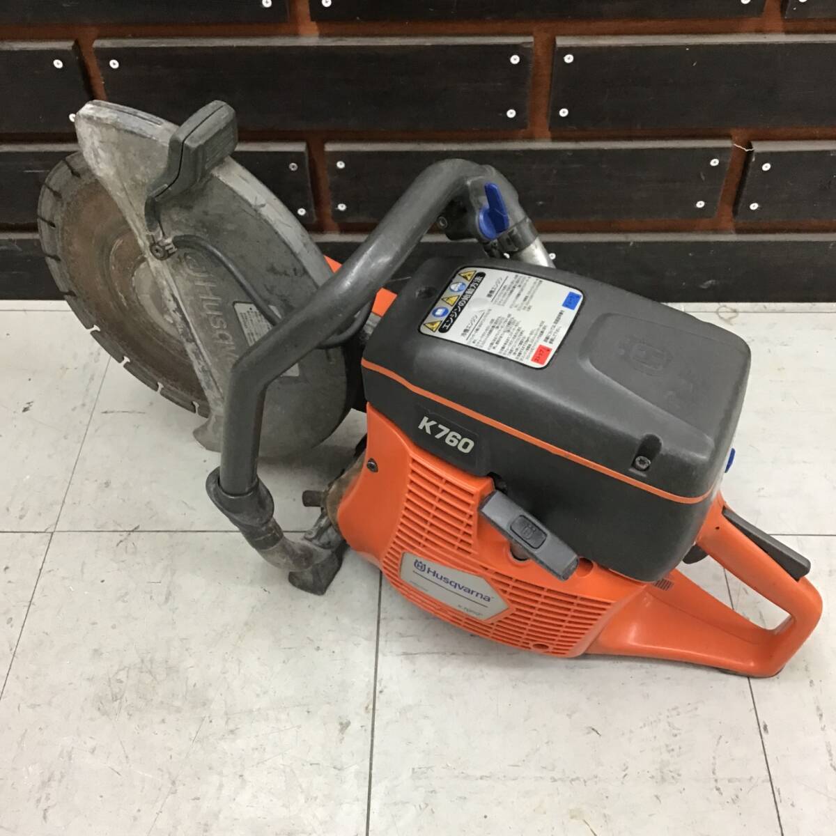 【中古品】 ハスクバーナ/Husqvarna エンジンカッター・K760 ■送料無料・代引き・店頭受取対応■