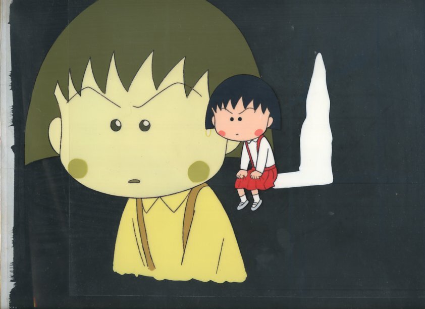 Aセル画 ちびまる子ちゃん(背景付) 其の21 - ちびまる子ちゃん Aセル画 ちびまる子ちゃん(背景付) 其の21 - ちびまる子ちゃん