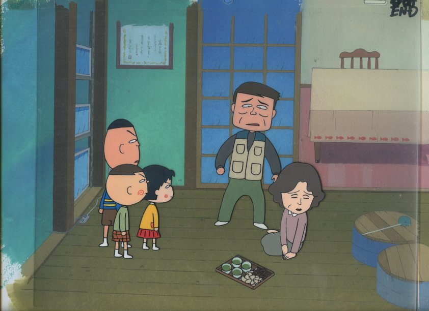 Aセル画 ちびまる子ちゃん(背景付) 其の21 - ちびまる子ちゃん Aセル画 ちびまる子ちゃん(背景付) 其の21 - ちびまる子ちゃん