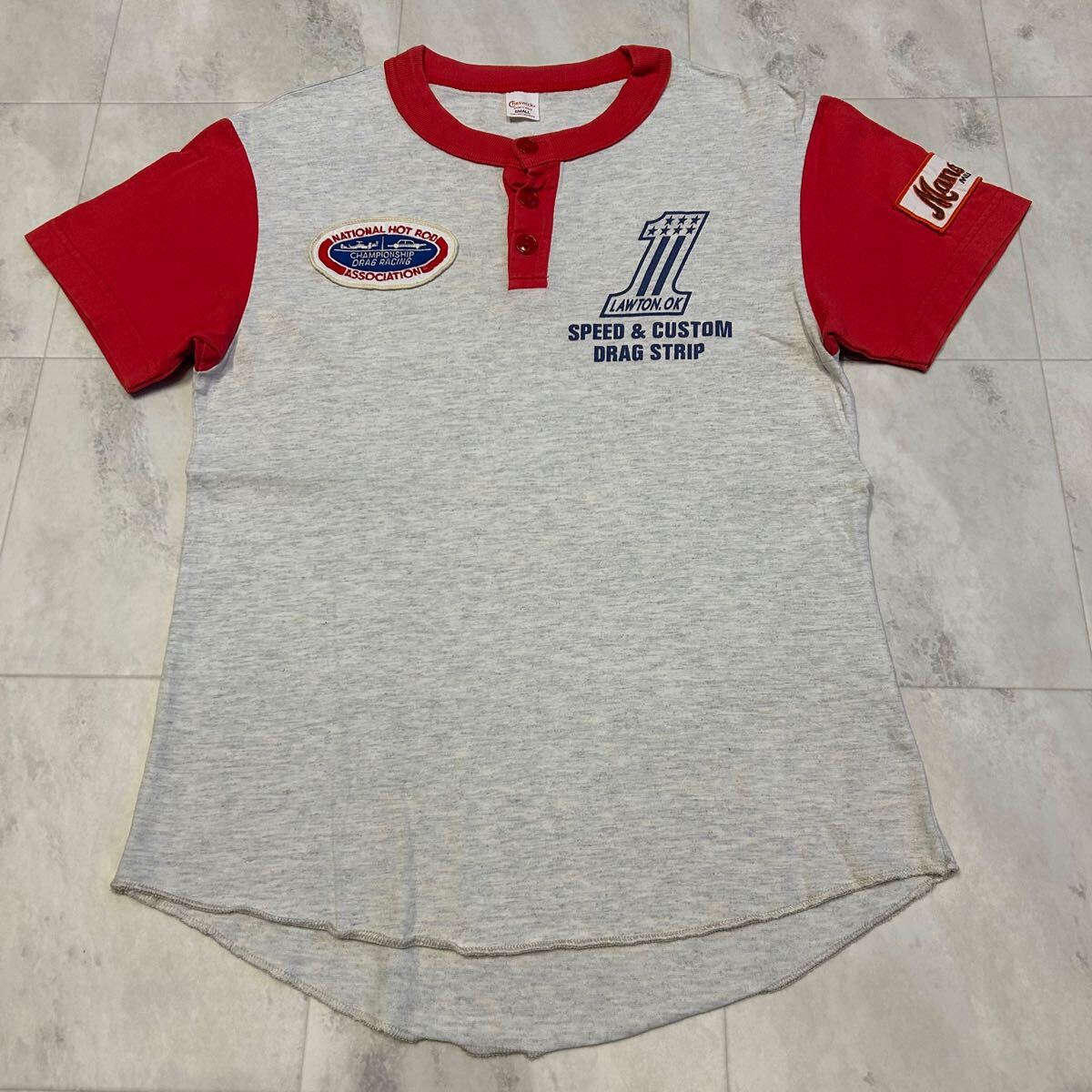 CANADA制 Cheswick SUGAR CANE TOYO ENTERPRISE 東洋エンタープライズ ヘンリーネック 半袖Tシャツ