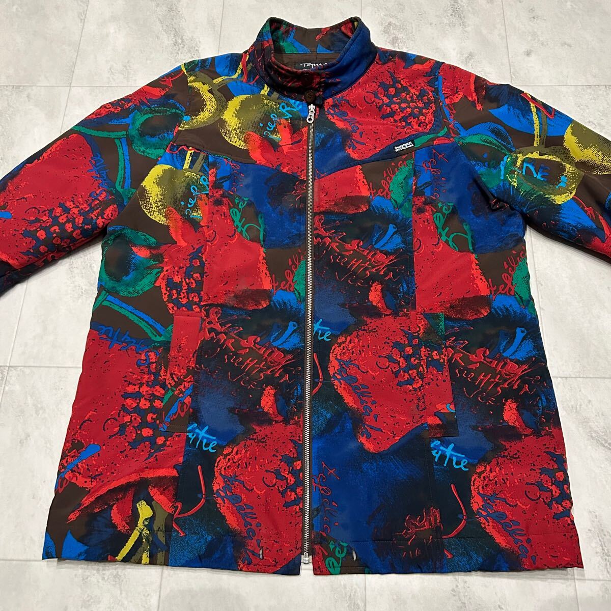 TOPYS FRANCE NATALIE 総柄 アウター ブルゾン ジャケット ポリエステル100% アトリエドール_画像2