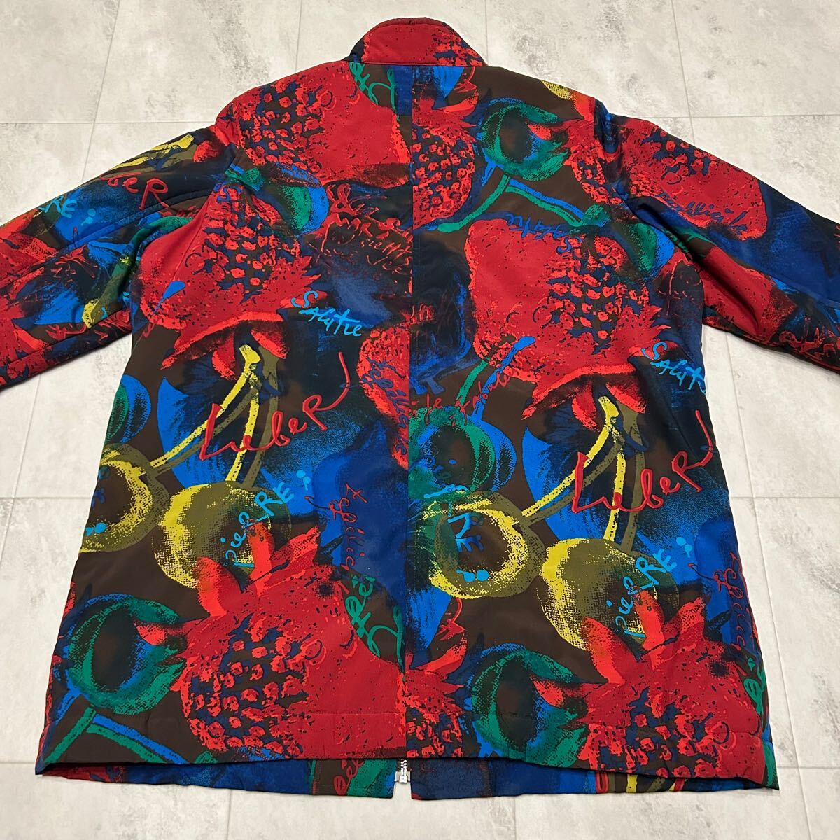 TOPYS FRANCE NATALIE 総柄 アウター ブルゾン ジャケット ポリエステル100% アトリエドール_画像4