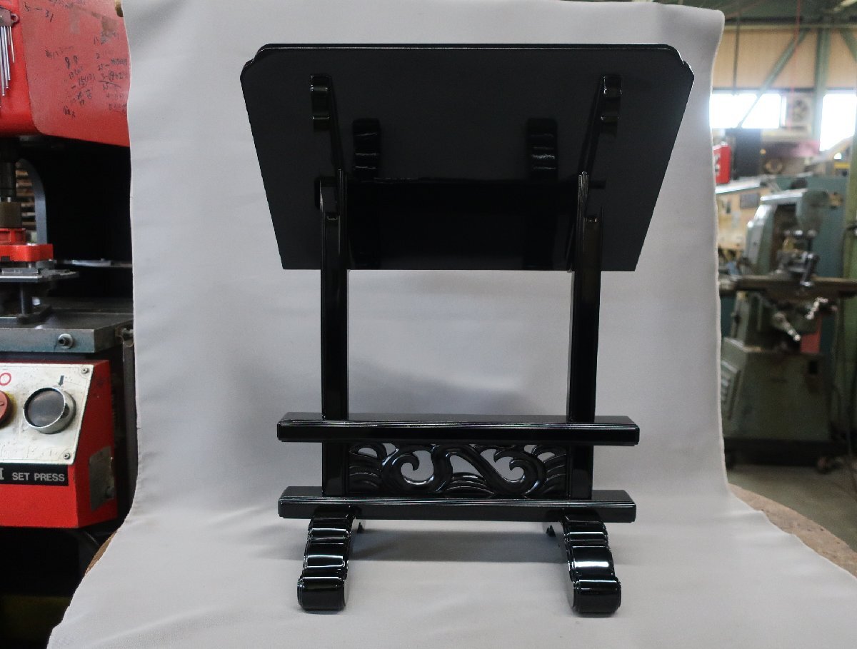 新品】見台 黒塗仕上 一尺四寸 ②-⑤ 仏壇・仏具 - 仏具一般 新品】見台 黒塗仕上 一尺四寸 ②-⑤ 仏壇・仏具 - 仏具一般