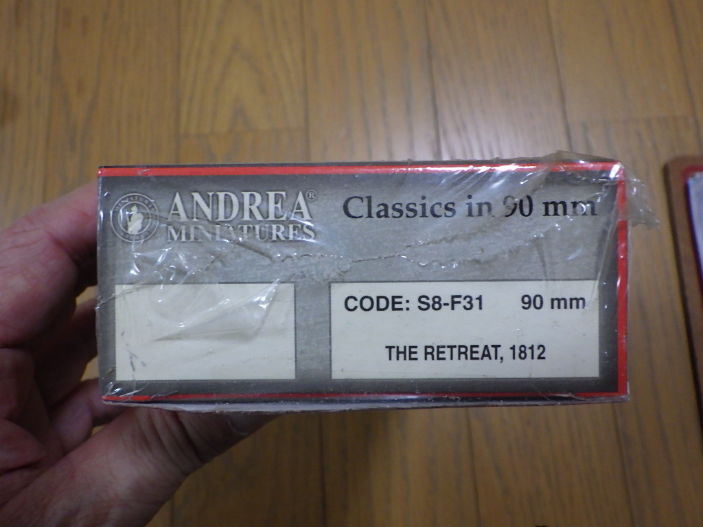 アンドレアミニチュアズ 90㎜ 1/18「The Retreat 1812」メタル