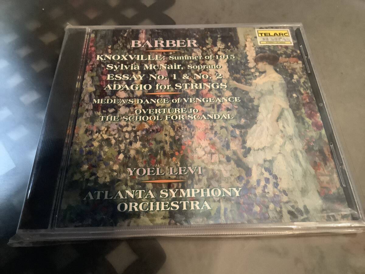 バーバー　　作品集　　　ノックスヴィル・1915年の夏 * 序曲「悪口学校」　　レヴィ　　アトランタ交響楽団