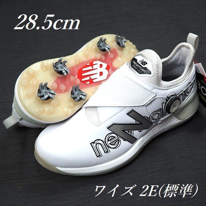 R631 新品 New Balance ニューバランス ゴルフ フレッシュフォーム エックス 2500 ボア ゴルフシューズ UGB2500W ワイズ2E(標準) 28.5cm