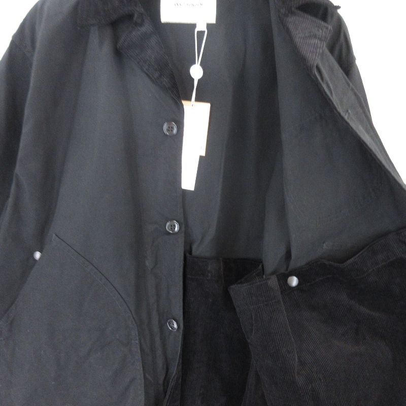  unused ANACHRONORM hole Chrono -m paraffin hunting jacket AN125 PARAFFIN HUTING black black 2 tag attaching 20019114