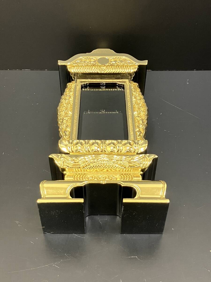 ◇【寺院仏具・未使用保管品】雲袖二重回出位牌・過去帳入れ位牌 ◇【寺院仏具・未使用保管品】雲袖二重回出位牌・過去帳入れ位牌