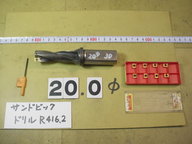 20Φ R416.2-0200L25-31 旧モデル チップ8個付 使用感中古品 サンド 20Φ R416.2-0200L25-31 旧モデル チップ8個付 使用感中古品 サンド