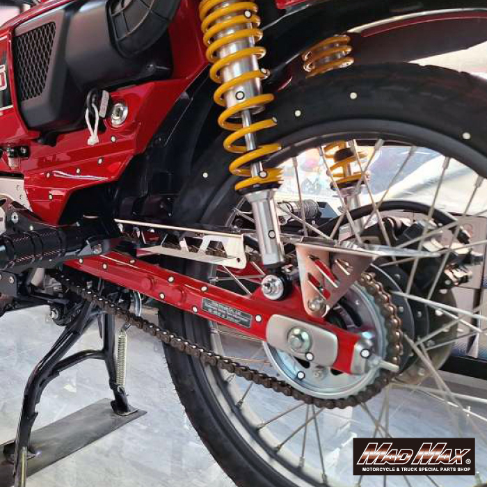 MADMAX Mr.Quick製 ホンダ CT125 ハンターカブ(JA55/JA65)用 チェーンケース ブラック (MR19-CT01-02) マッドマックス_画像3