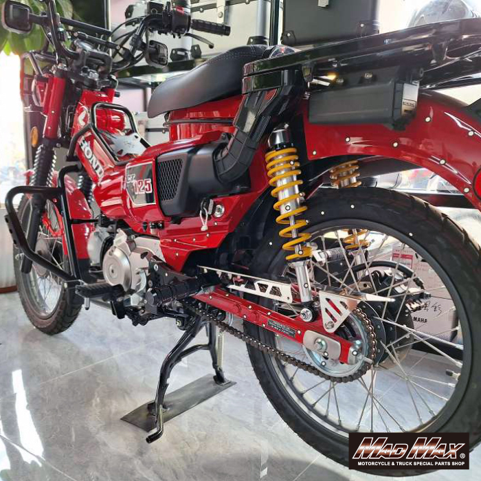 MADMAX Mr.Quick製 ホンダ CT125 ハンターカブ(JA55/JA65)用 ステンレス チェーンケース (MR19-CT01-01) マッドマックス_画像2