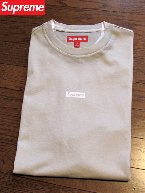 Supreme Overprint Small Box S/S Top 24SS Grey/XLarge domestic regular goods Supreme Tee T-shirt box Logo boxlogo