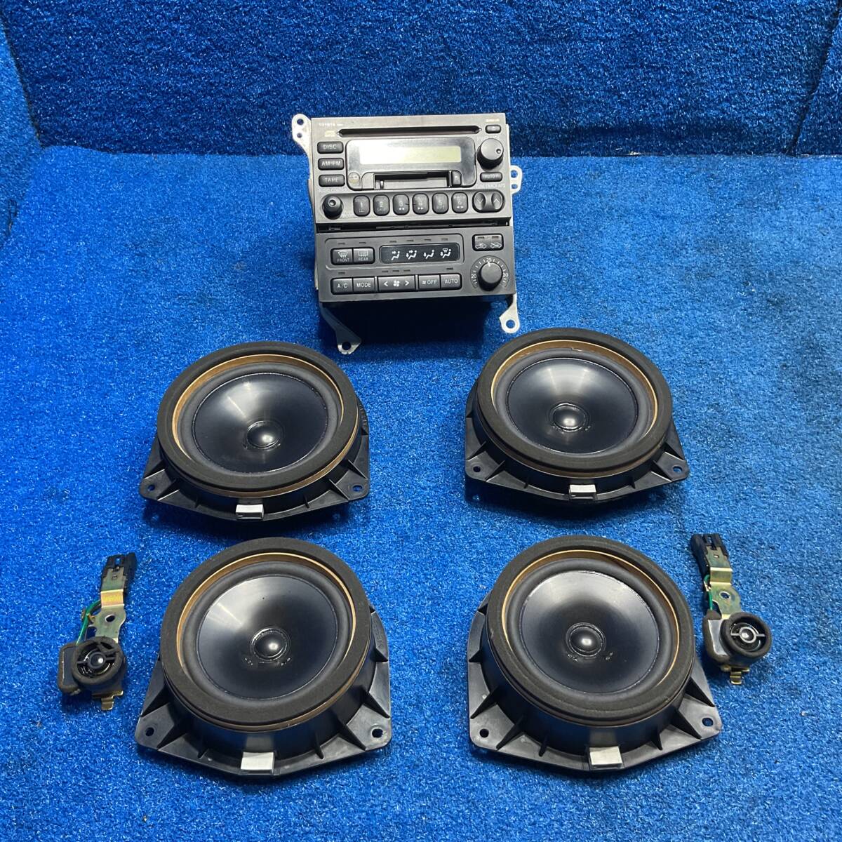 [AK-0023986][A2] Toyota оригинальный FUJITSUTEN аудио 86120-33280 Pioneer Pioneer динамик выключатель кондиционера комплект 587483