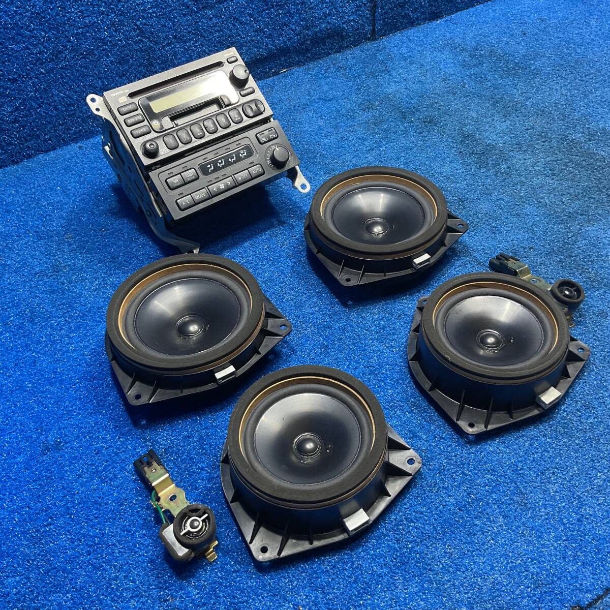 [AK-0023986][A2] Toyota оригинальный FUJITSUTEN аудио 86120-33280 Pioneer Pioneer динамик выключатель кондиционера комплект 587483