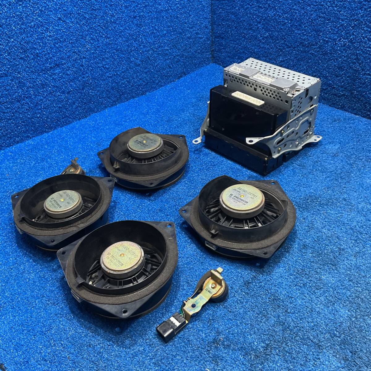 [AK-0023986][A2] Toyota оригинальный FUJITSUTEN аудио 86120-33280 Pioneer Pioneer динамик выключатель кондиционера комплект 587483