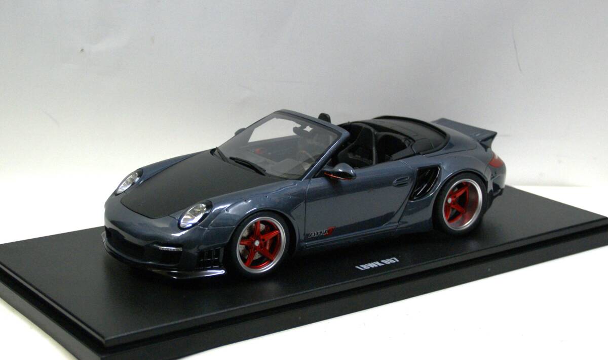 【GTスピリット】1/18 LB★ワークス ポルシェ 997 カブリオレ 2016 グレー (商品№ GTS463 )レジン製のミニカー