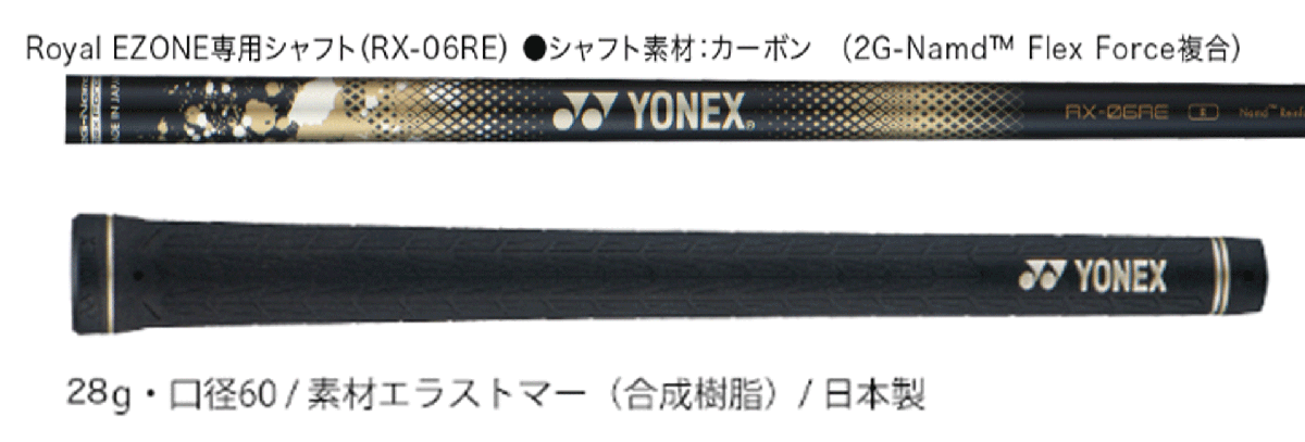 新品■ヨネックス■2023.2■ROYAL EZONE■ロイヤル イーゾーン■単品アイアン１本■５番アイアン■YONEX RX-06RE カーボン■SR■爆飛び